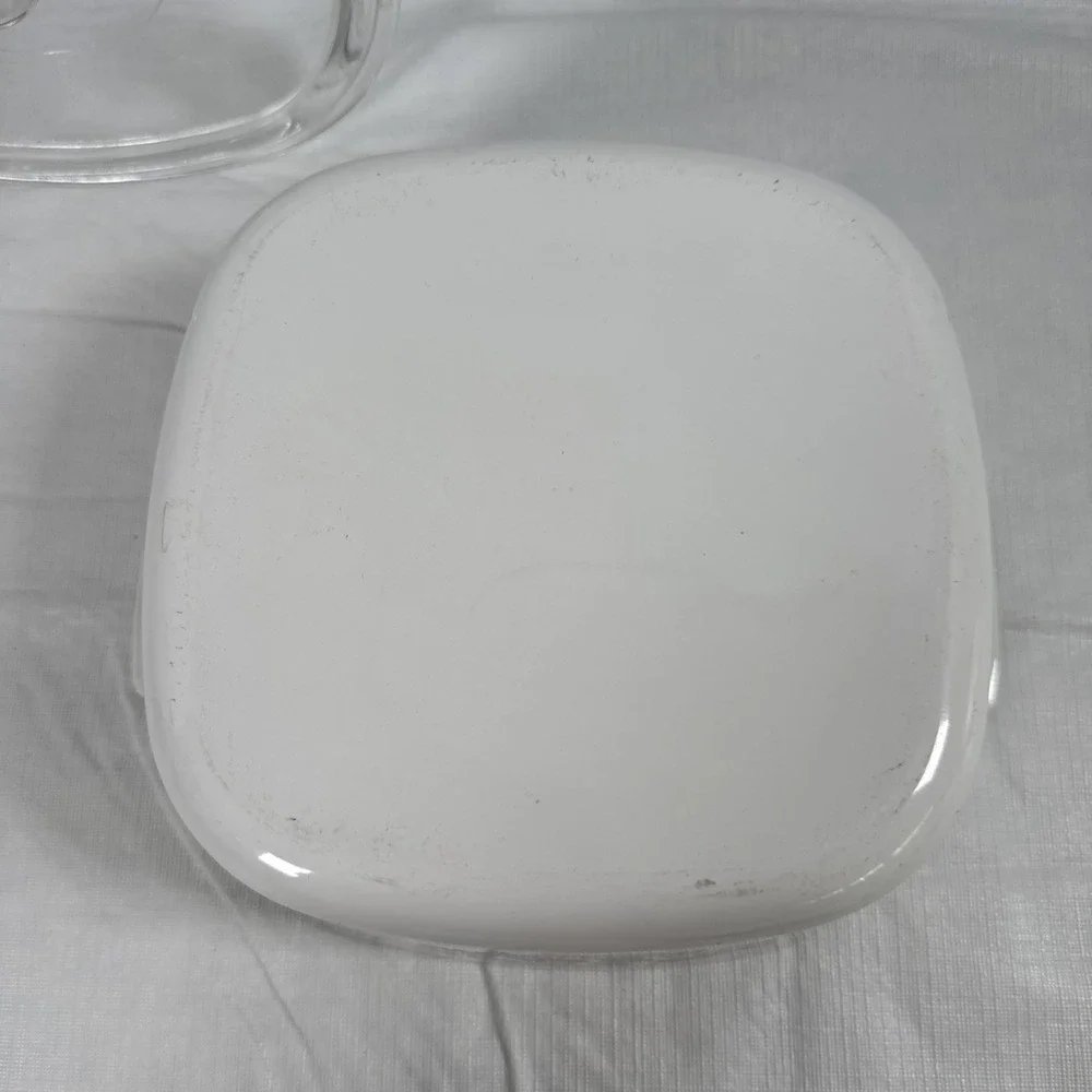 Vtg Corning Ware A3B  Country Cornflower Basket 3 Liter Casserole w/ PYREX Lid